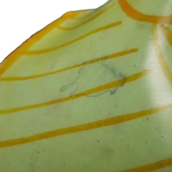 Ceramic Cat Figurine Colorful Red Clay Folk Art Hand Painted Cat Scenic Village - Picture 10 of 12